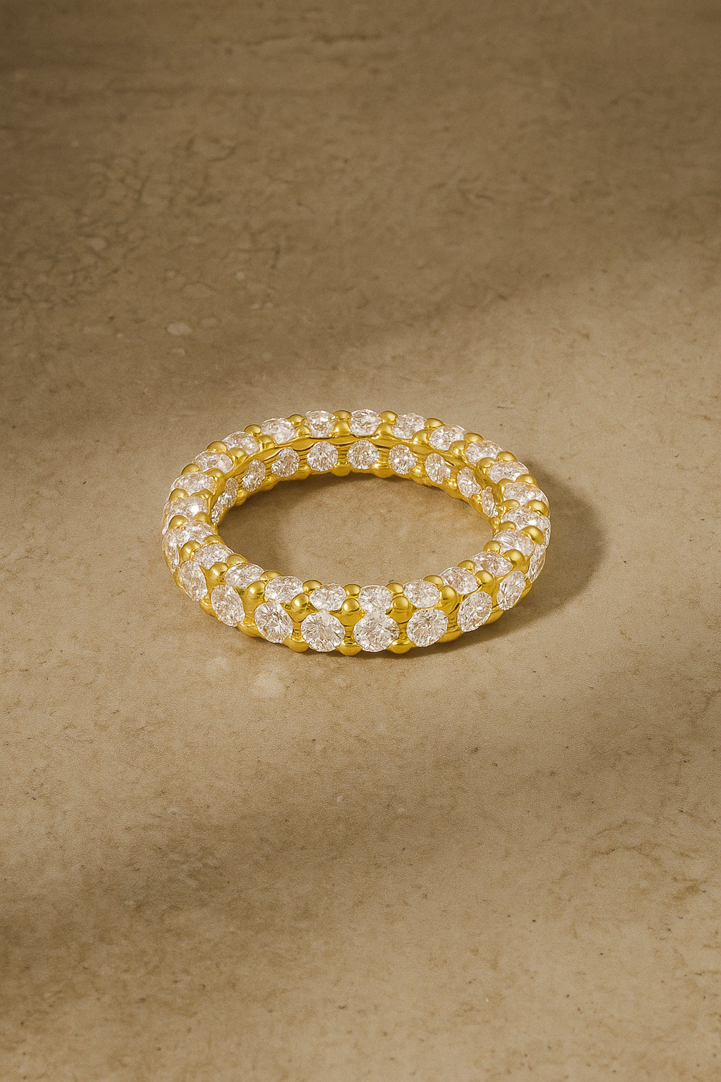 Gatsby gold vermeil ring