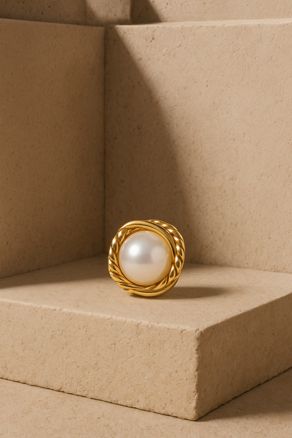 Pearl Speira Gold Vermeil Stud