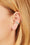 Jumbo turquoise stones gold vermeil ear cuff