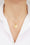 Libra gold vermeil necklace
