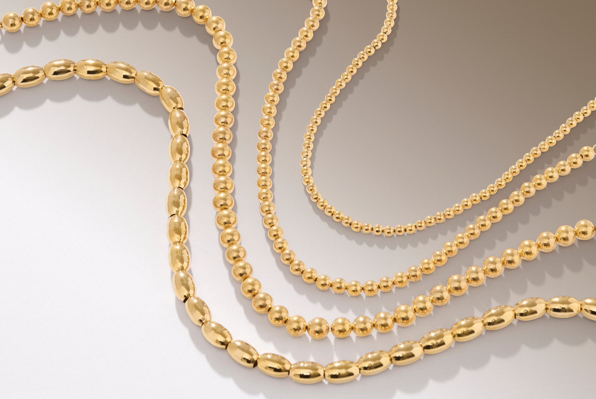 Gold Beaded Necklaces and Bracelets: Luxurious, Durable, and Hypoallergenic