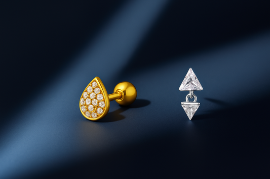 The Complete Guide to Ball-Back Earrings & Cartilage Piercings