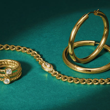 GOLD VERMEIL & GOLD PLATED JEWELLERY
