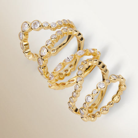 LOLA COLLECTION: STACKING RINGS, EAR CUFFS & HUGGIES