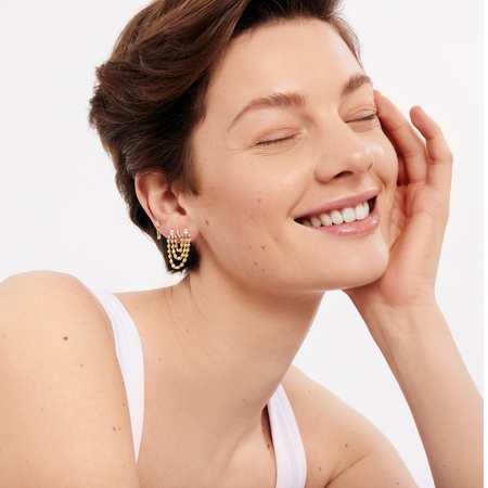 DOUBLE EAR PIERCING EARRINGS