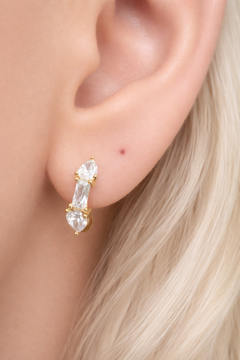 8.5 mm mini hoop earring for first and second lobe piercings