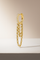 Amina gold vermeil earring