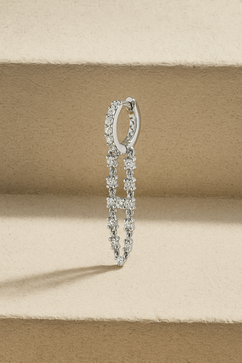 Amina sterling silver earring