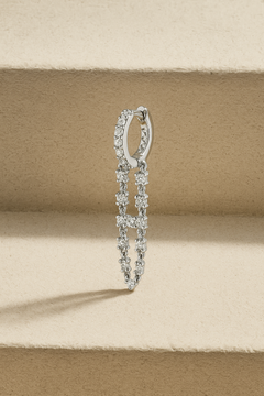 Amina sterling silver earring