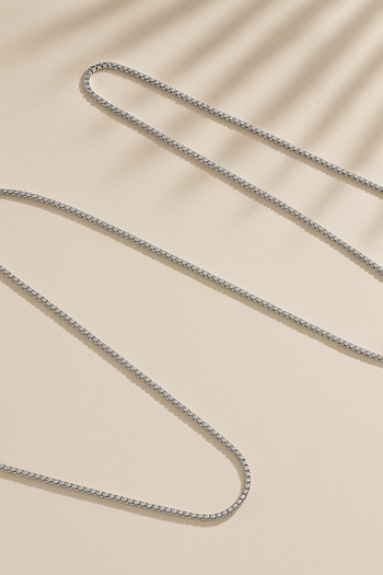 Box Sterling Silver Chain