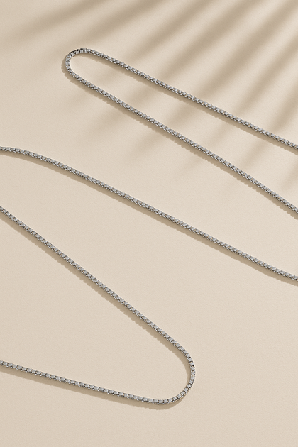 Box Sterling Silver Chain
