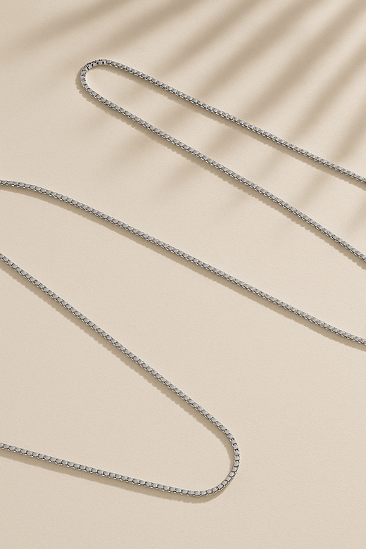 Box Sterling Silver Chain