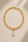 Cara Chunky Bracelet / Anklet & Vittoria Silver & Gold Charm
