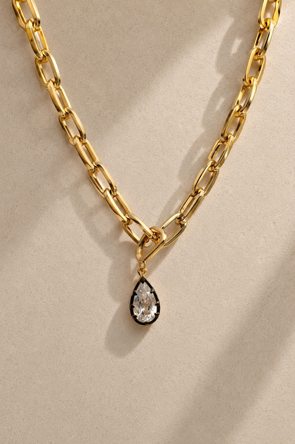 Cara Chain & Vittoria Black Charm