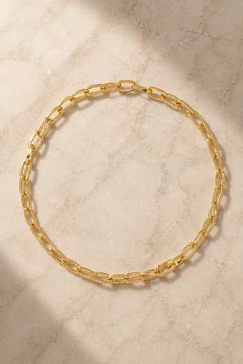 Cara gold plated chain necklace