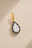 Vittoria Hook Charm Gold & Black Rhodium