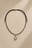 Adjustable Gold Cord Necklace & Vittoria Charm Set