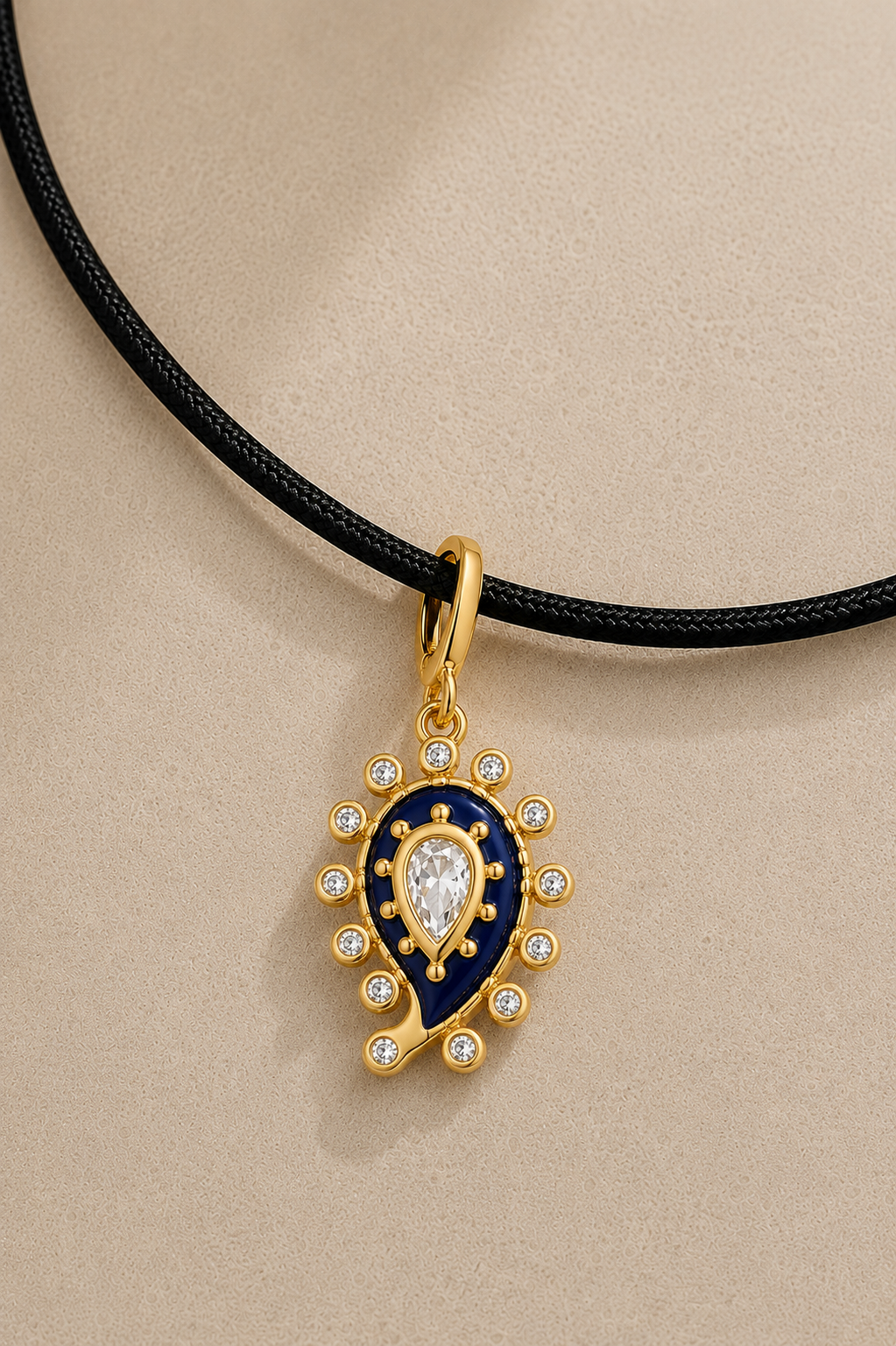 Adjustable Gold Cord Necklace