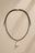 Adjustable Gold Cord Necklace & Vittoria Silver & Gold Charm Set