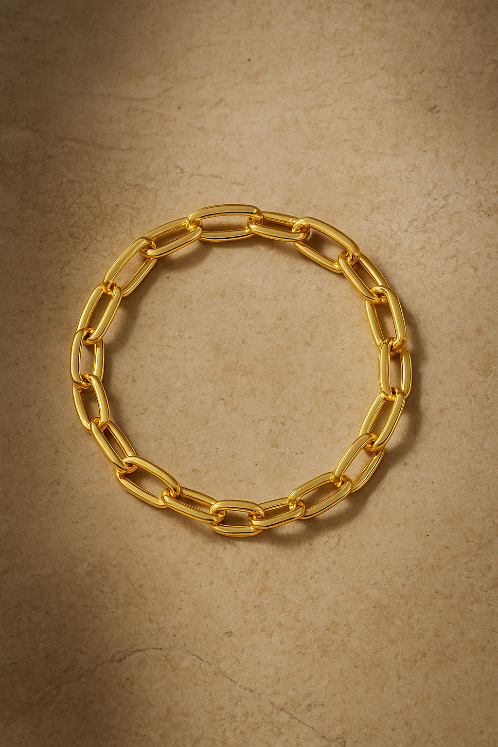 Cara gold plated chain anklet