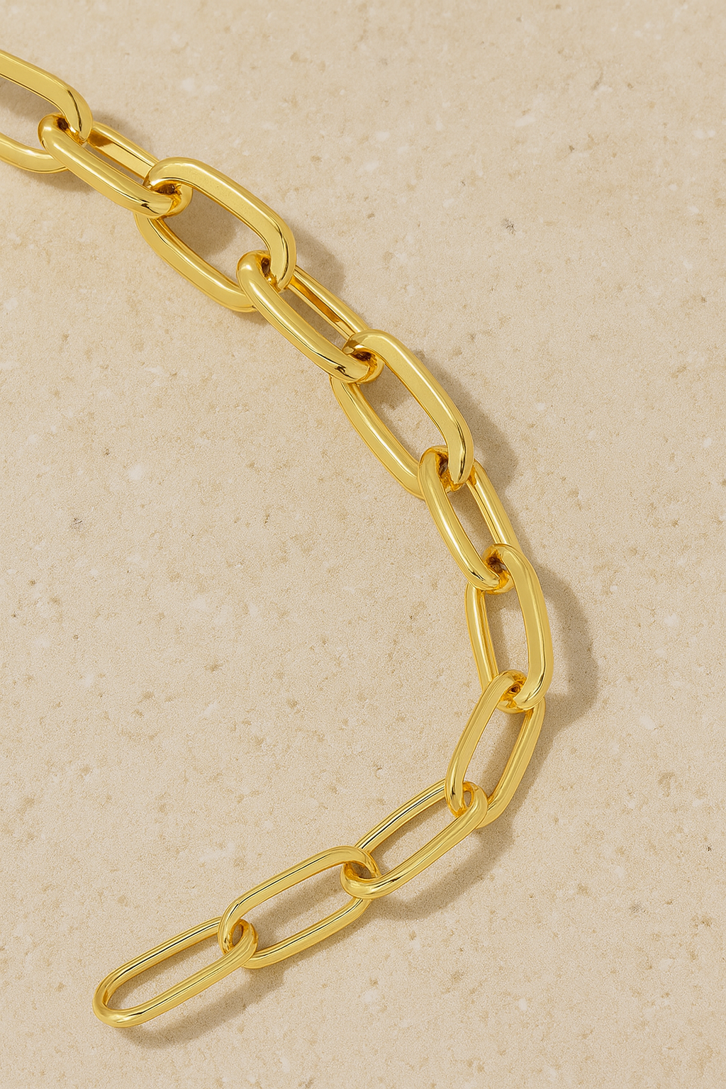 Cara gold plated chain necklace zoomed