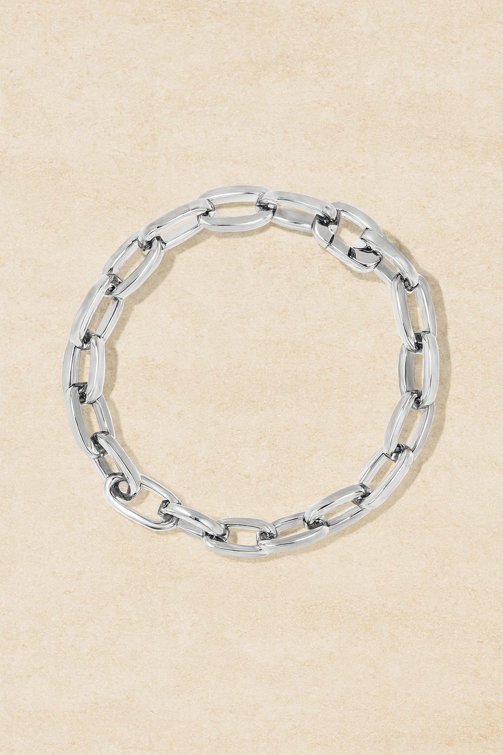 Cara silver plated chain anklet