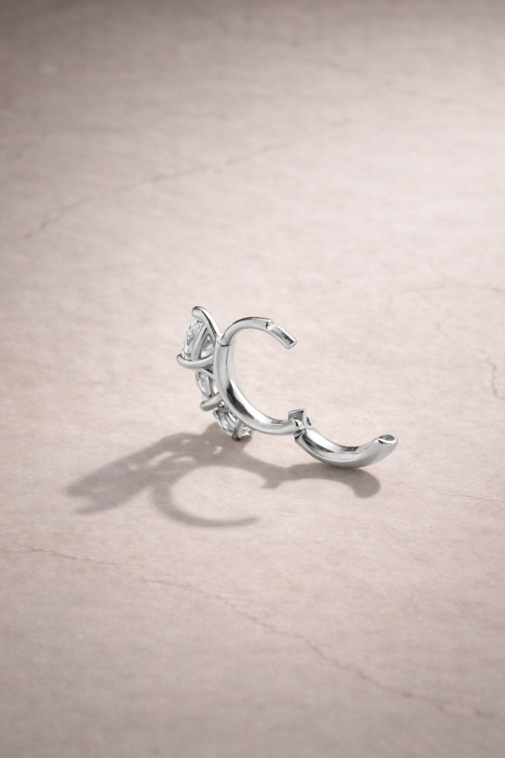 Cascade 6.5mm Huggie – Silver OPEN