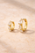 Cascade Double Huggie Set | 6.5mm + 8.5mm Gold