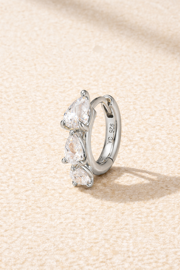 Cascade 8.5 mm Huggie – Silver