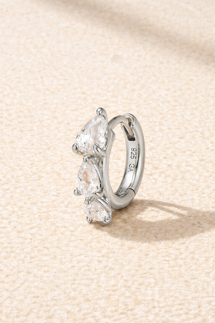 Cascade 8.5 mm Huggie – Silver