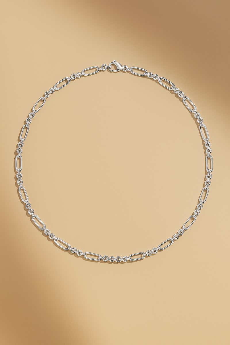 Catalina Sterling Silver Chain Necklace | Galleria Armadoro