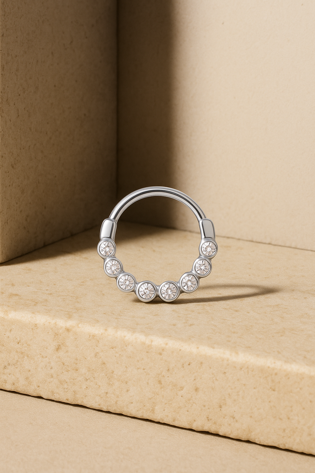 Daith & Septum Bezel Silver Clicker