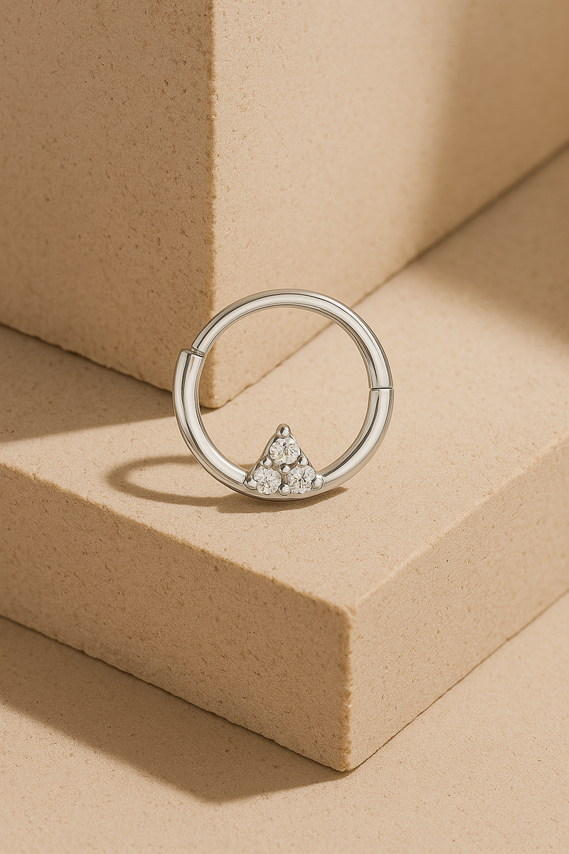 Daith & Septum Trinity Silver Clicker