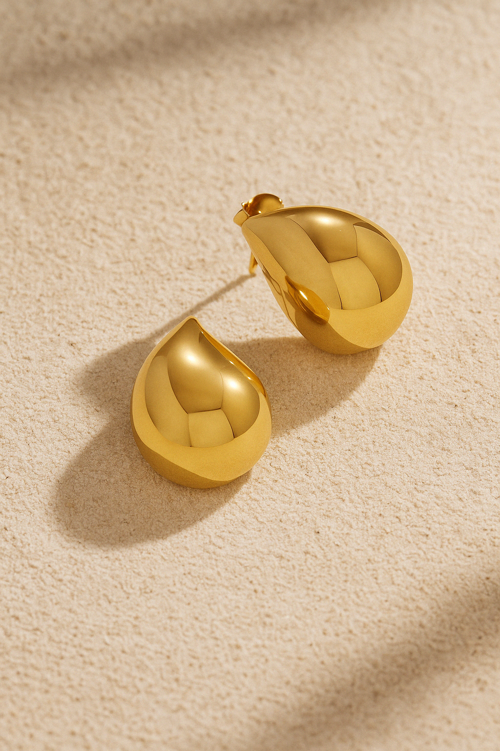 Drop Gold Vermeil Earrings