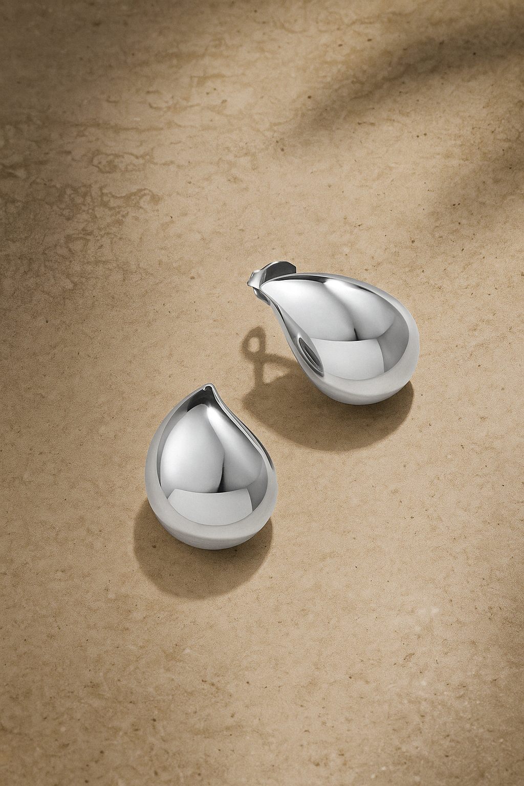 Drop Silver Earrings