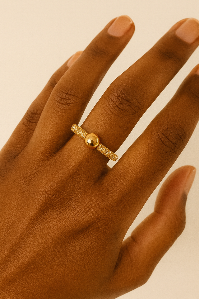 Lumi Inverse Gold Vermeil Ring