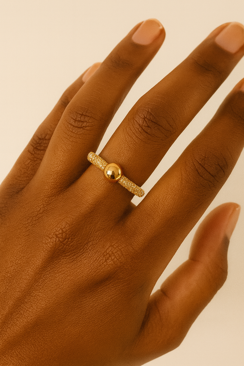 Lumi Inverse Gold Vermeil Ring