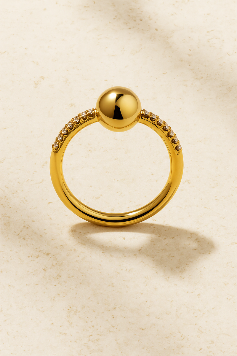 Lumi Inverse Gold Vermeil Ring