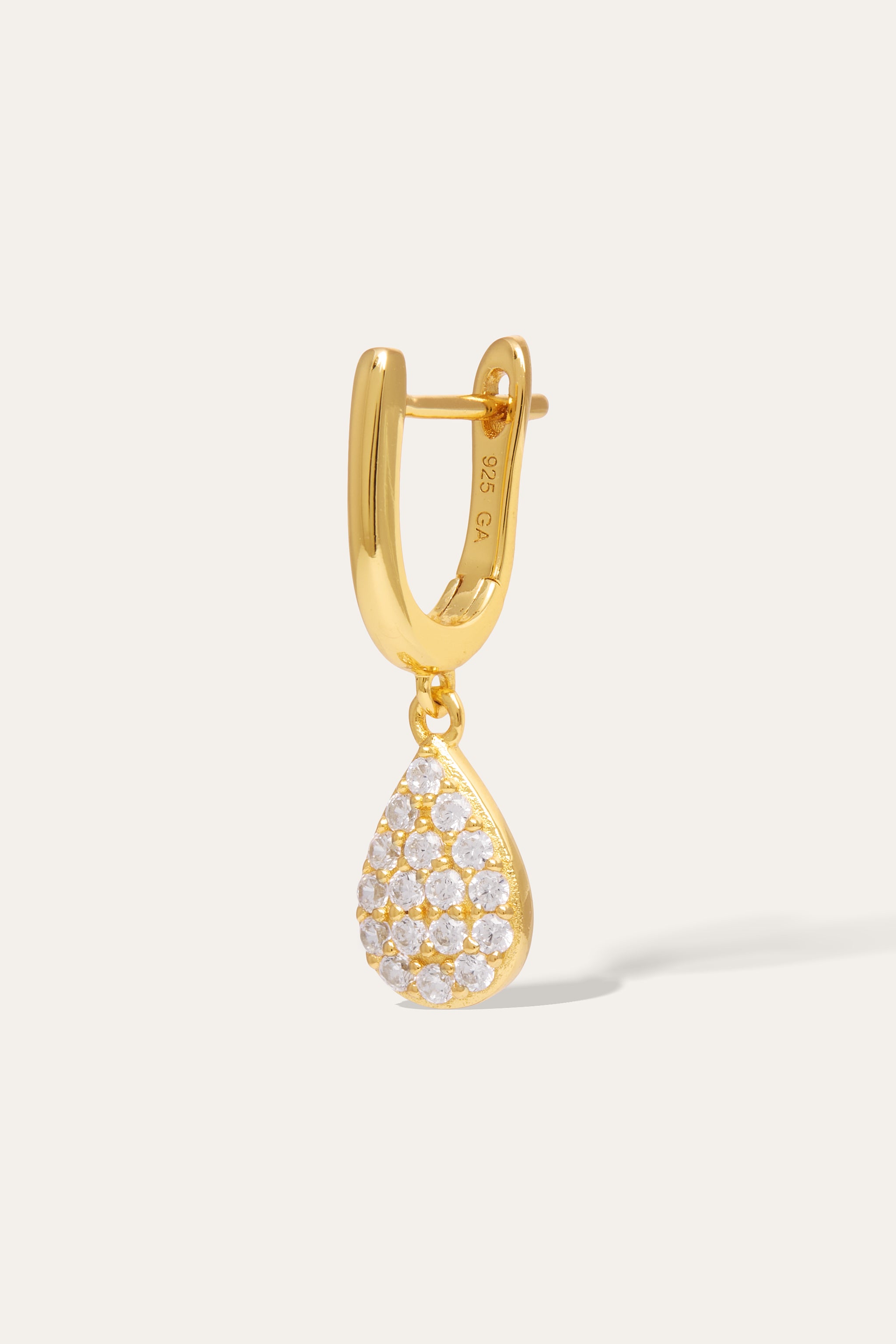 gold stud earrings