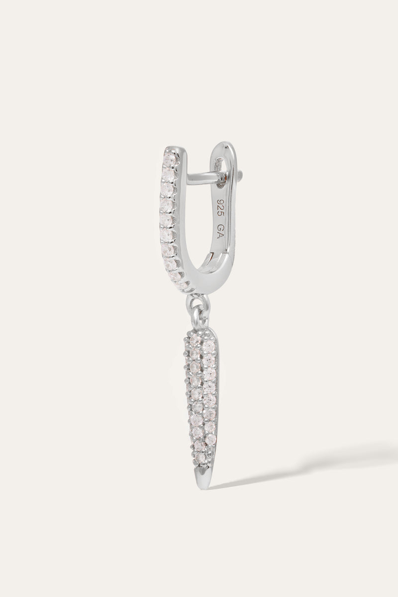 silver stud earrings