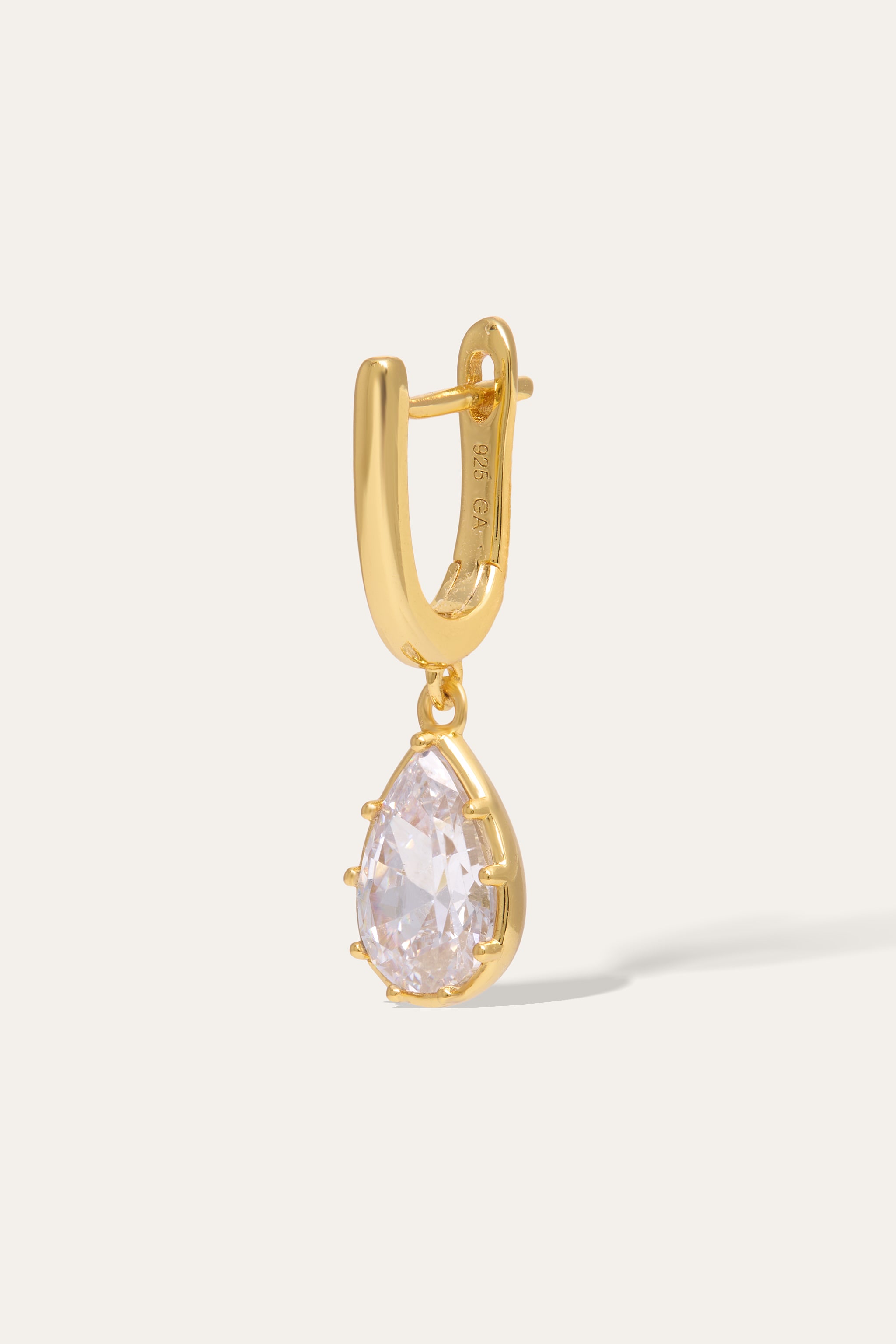 Lacrima Celeste Gold Vermeil Drop Earring