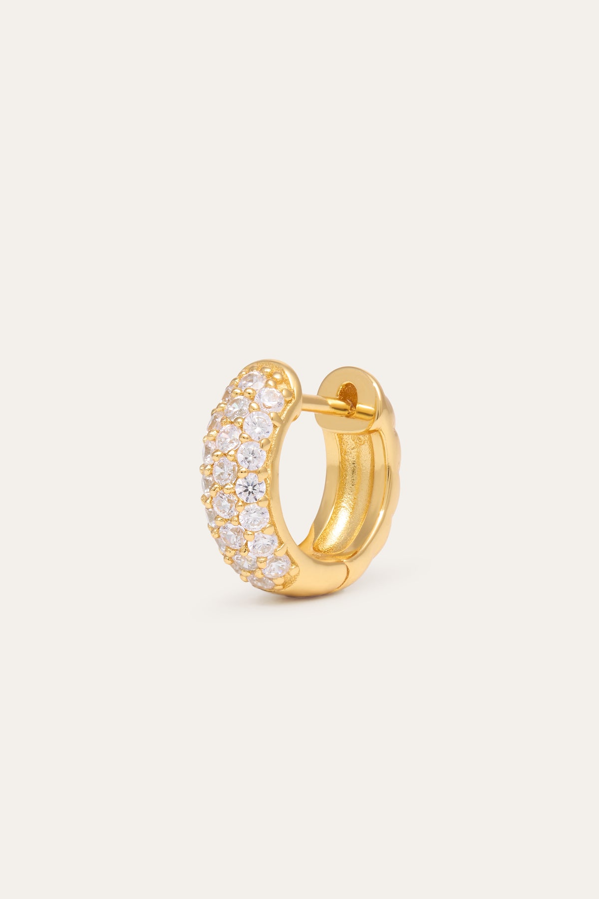 gold stud earrings
