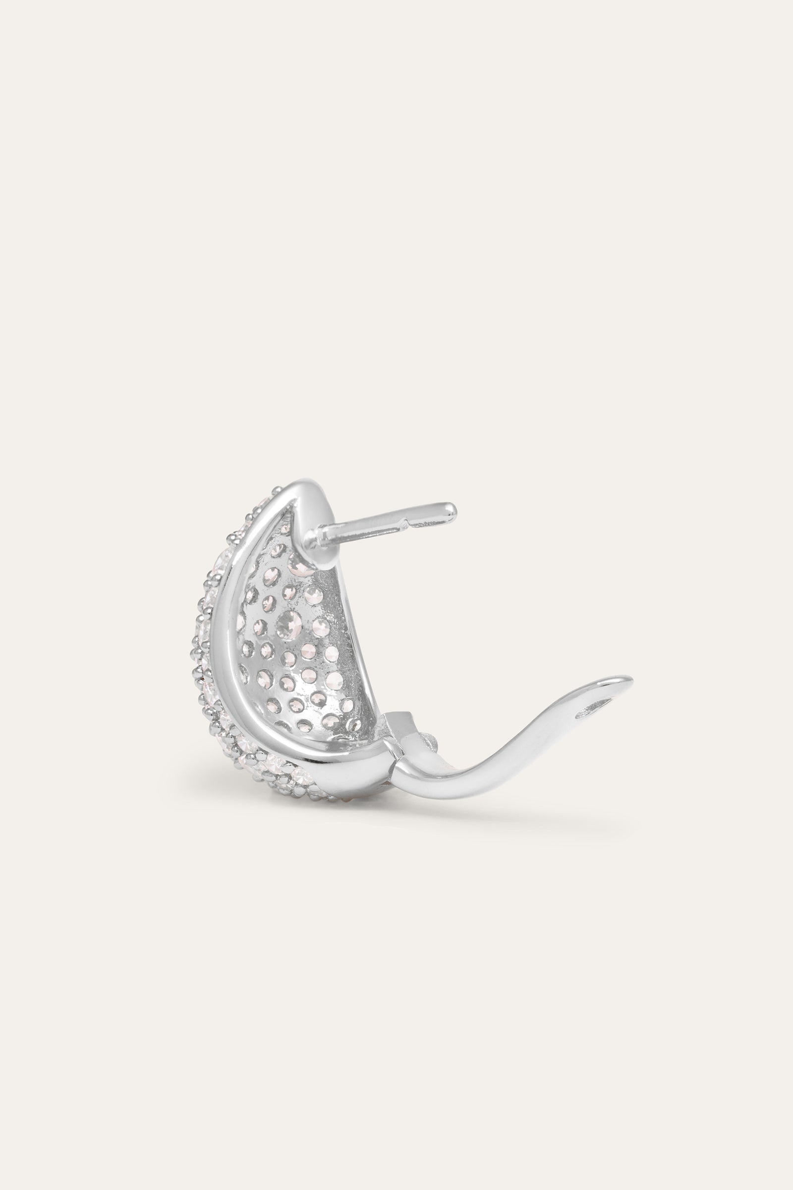 silver stud earrings