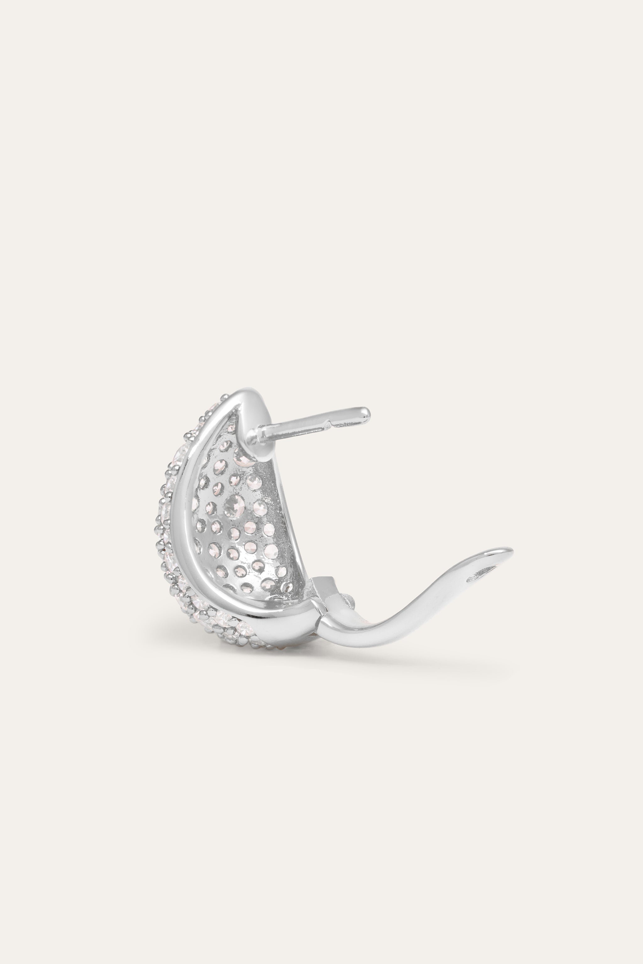 silver stud earrings