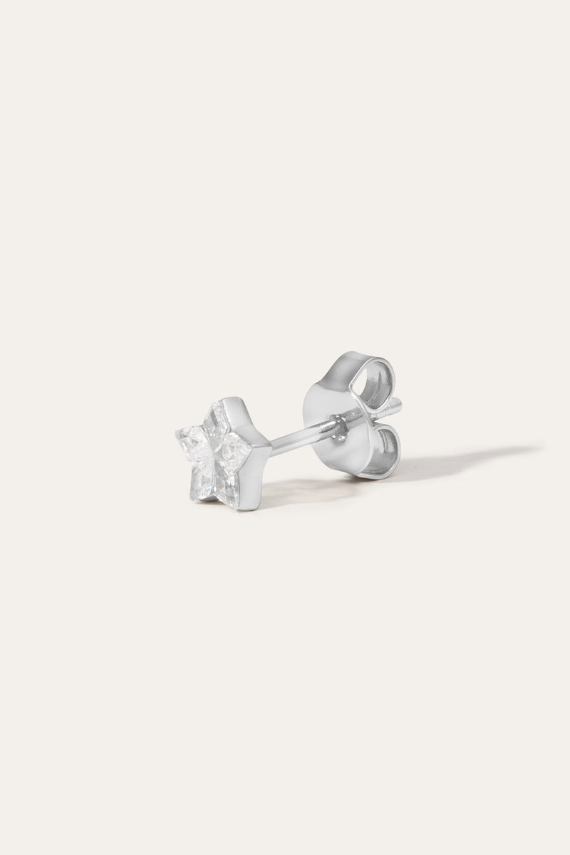 silver stud earrings