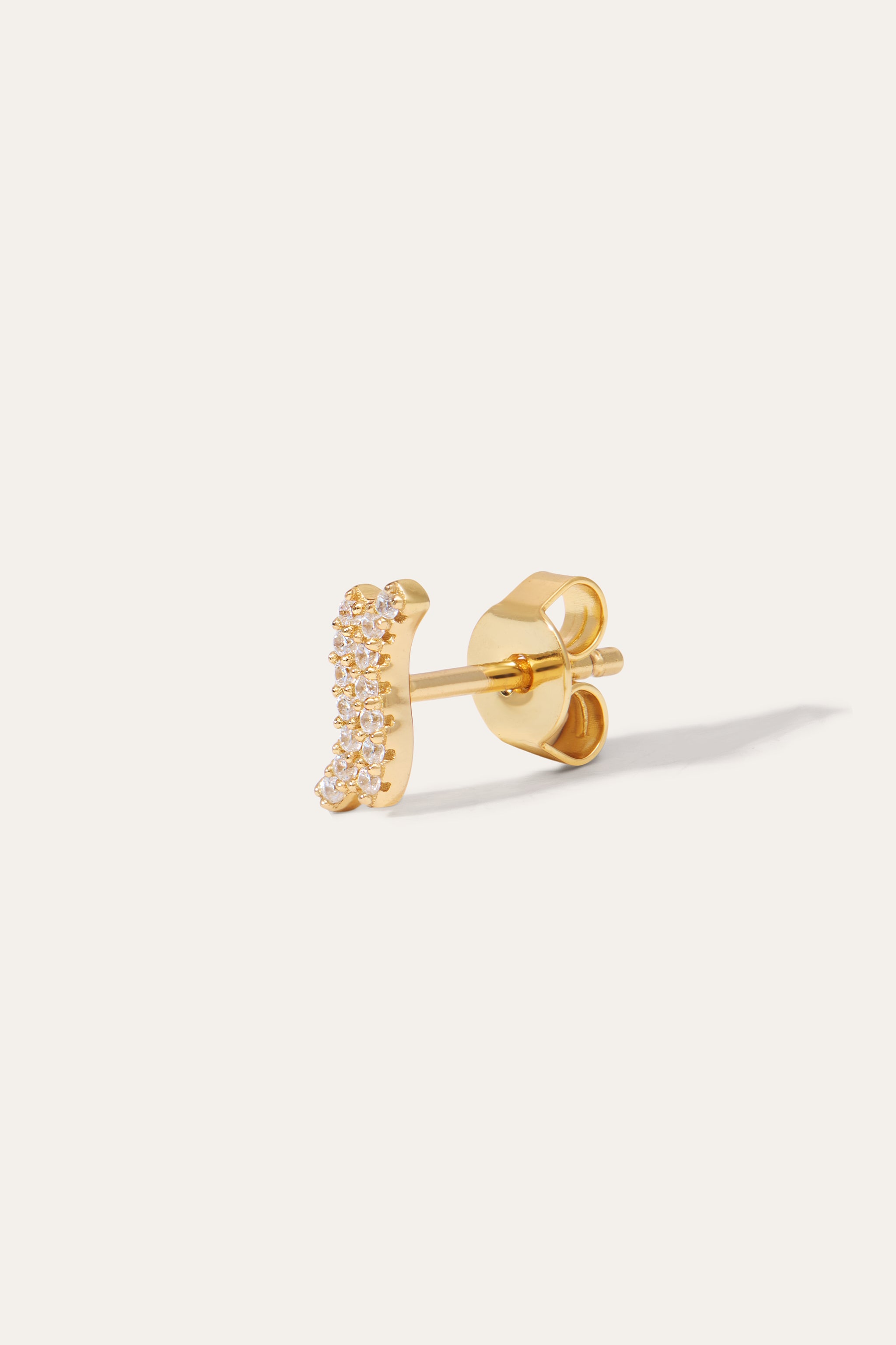 gold stud earrings