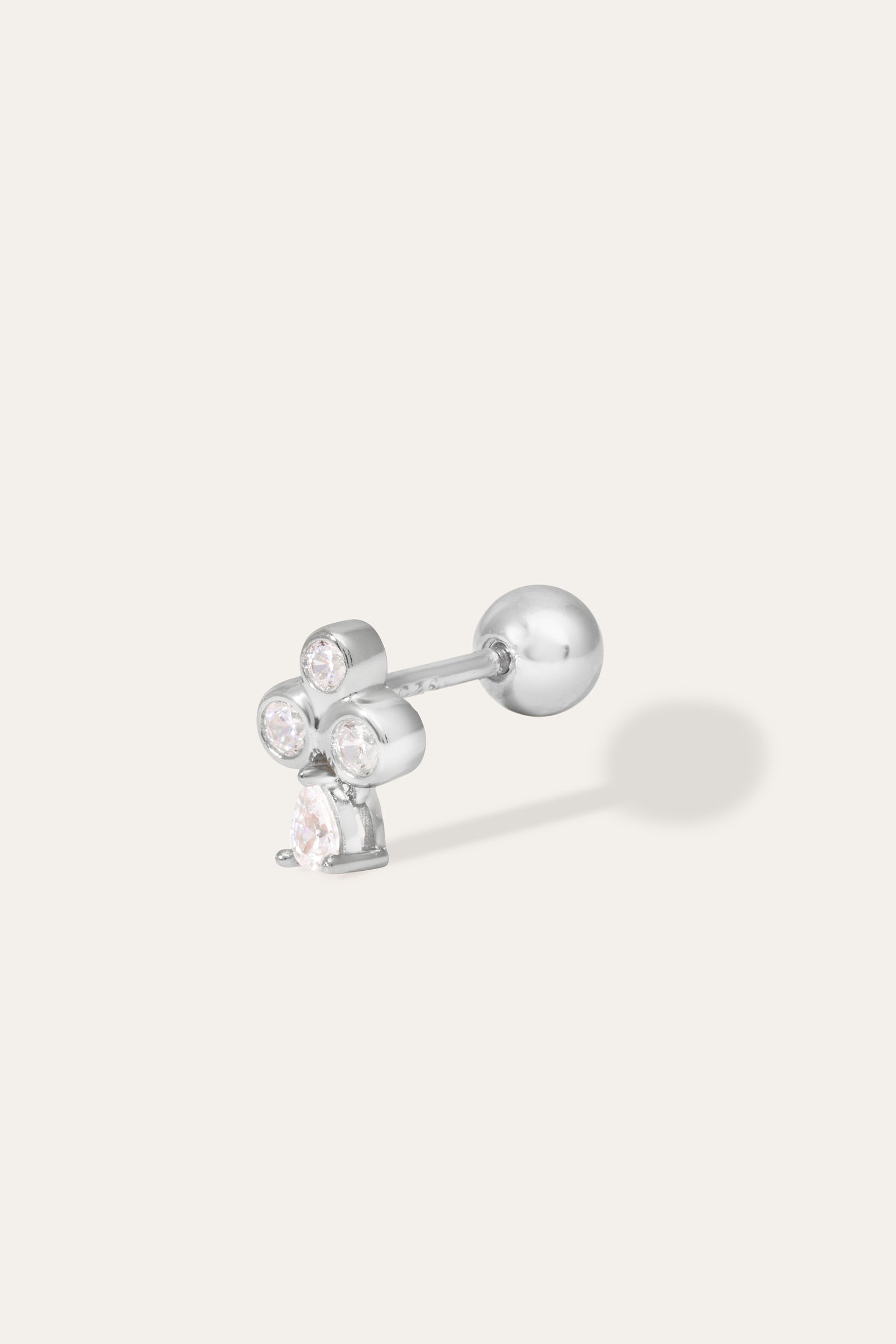 silver stud earrings