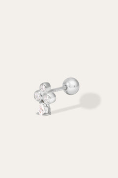 silver stud earrings