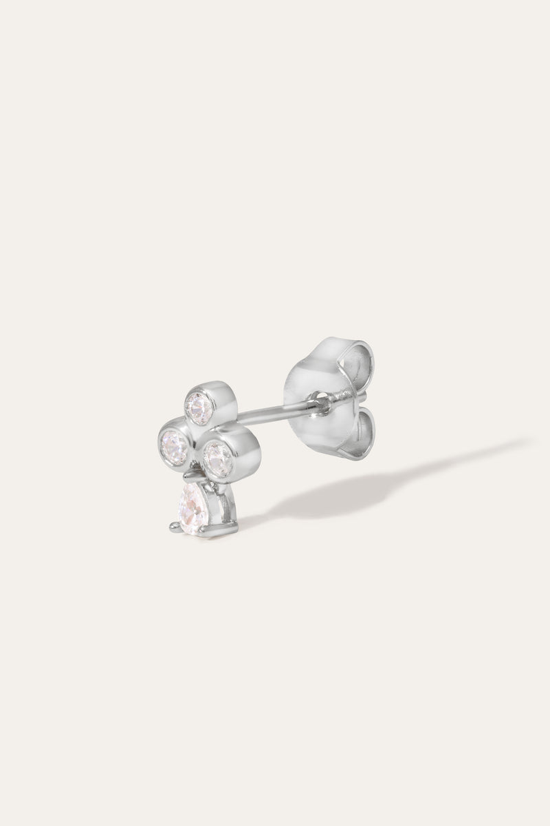 silver stud earrings