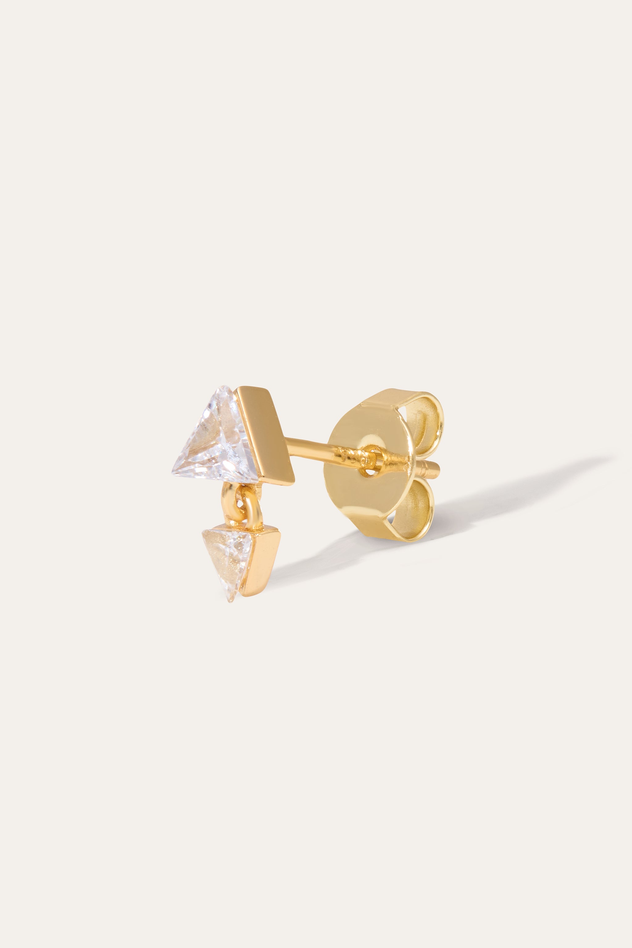 gold stud earrings